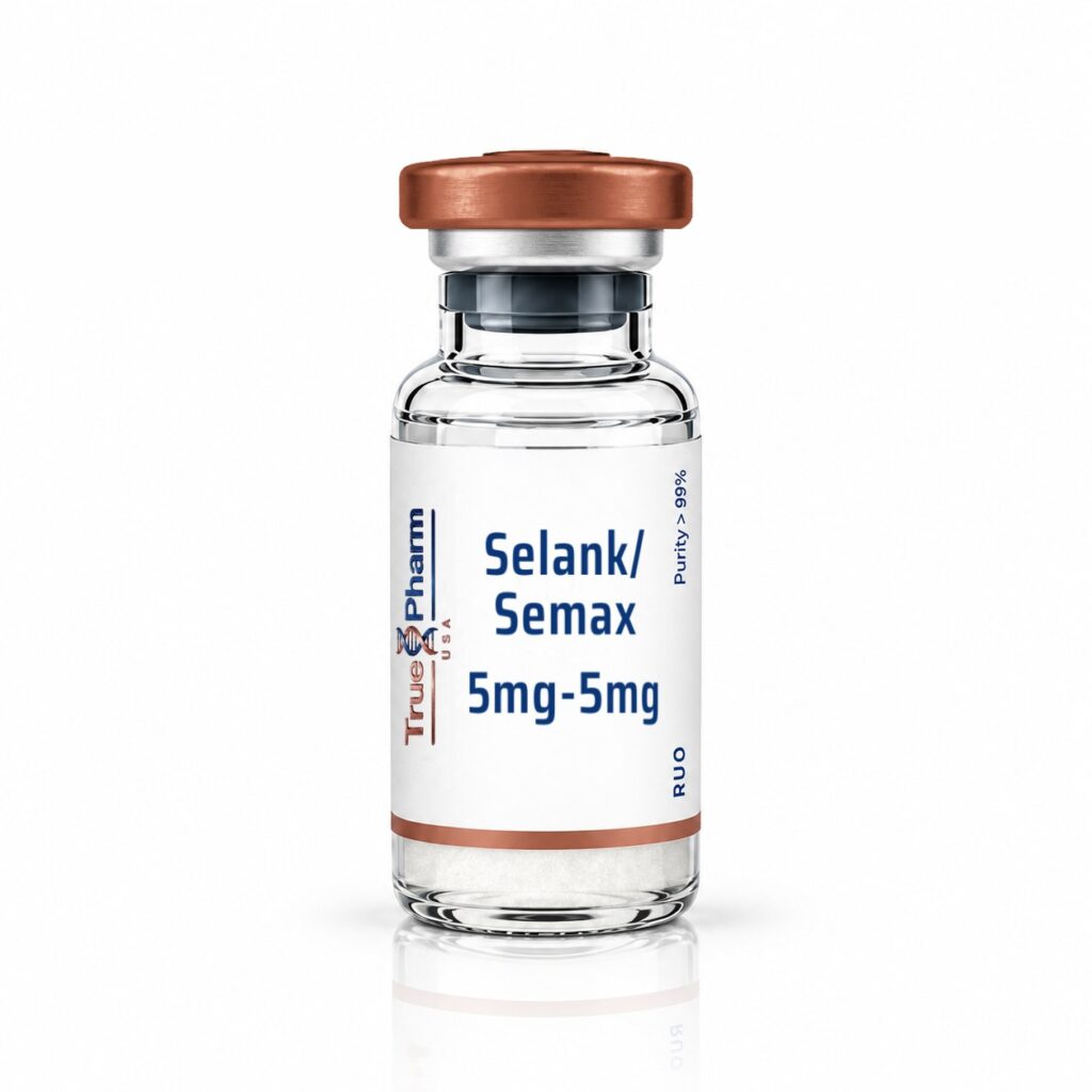 Selank/Semax 5mg-5mg research vial