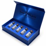 TruePharm USA premium 5-vial box holding five research vials